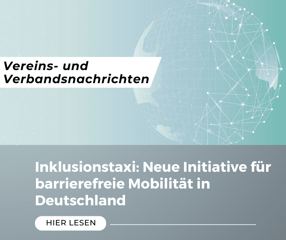 Inklusionstaxi: Neue Initiative für barrierefreie Mobilität in Deutschland