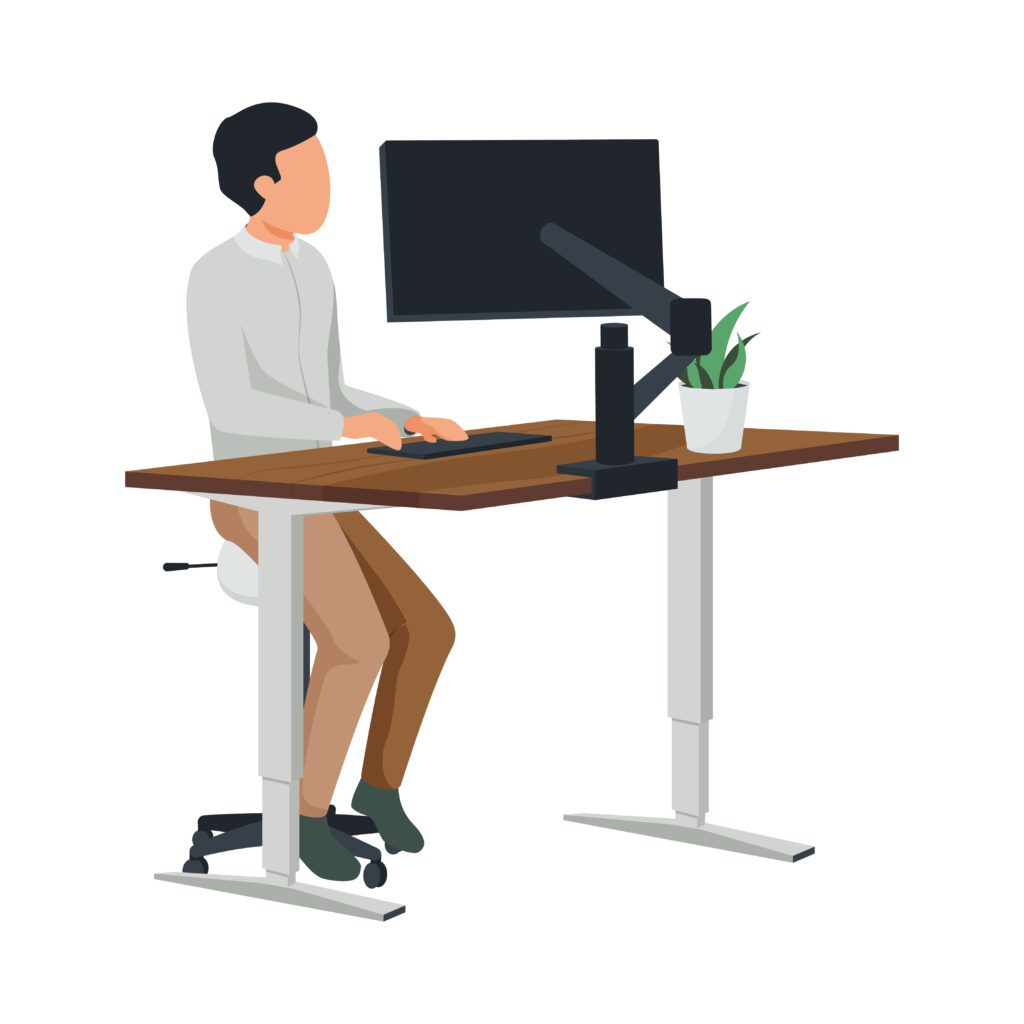 Optimiere Deinen Arbeitsplatz: Der Schlüssel zu Gesundheit und Produktivität mit einem ergonomisch höhenverstellbaren Schreibtisch